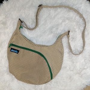 Kavu Sydney Satchel- large black and beige